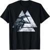 Huginn und Muninn Wikinger Odins Rabe Nordisch Valknut Wikinger T-Shirt