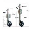 Kiwet Trailer Jack Wheel - 1500 Lb Capacity, Seamless Steel Tube, Labor-Saving Hand Crank, Outrigger Jack for Boats, Campers, Yachts, Caravans (1500 L