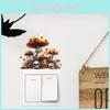 Mushroom Eyeball Halloween Skull Switch Sticker Pvc Living Home Decor Wall