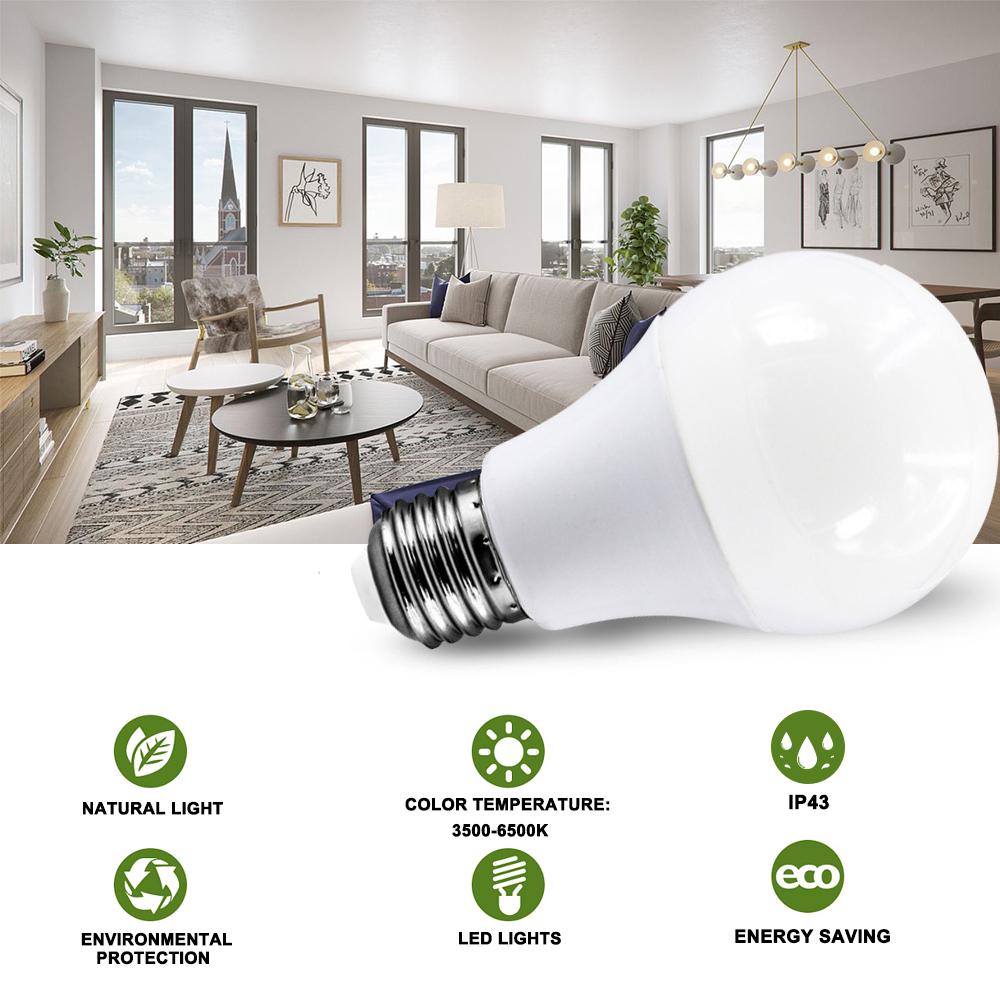 Lot De 6 Ampoules LED E27 - Puissances De 3W à 20W, 220V - Neuves