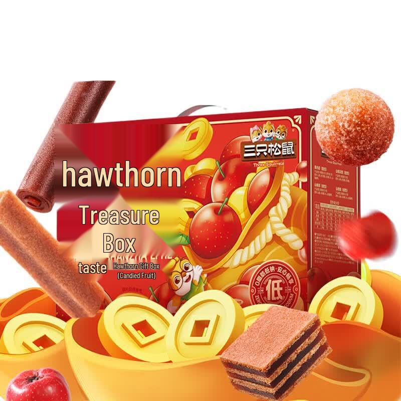 Three Squirrels Hawthorn Slices Bulk Pack