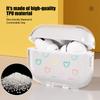 Line love for AirPodsPro Apple wireless earphone cover TPU soft case Apple 1/2/3 transparent