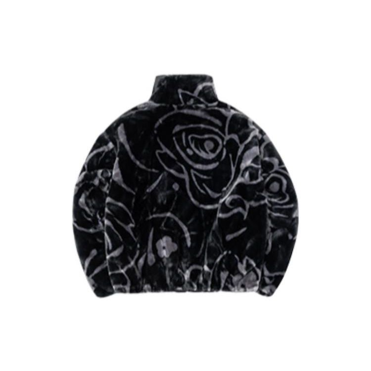 Anta New Year Logo Embroidered Plush Thick Zipper Jacket Women Jackets Black 162318731-3