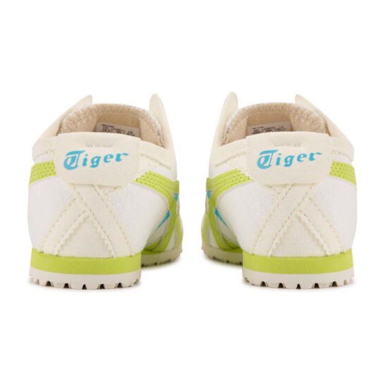 Onitsuka Tiger Mexico 66 Synthetic Leather Fabric Durable Low-Top Casual Shoes Kids sneaker Light-Green 1184A085-109