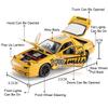 1:24 RX7-FC MX-5 Models Cars Toys Light Sound Pull Back Miniature Sports Car Rubber Tires Vehicles Perfect Gifts for Kids