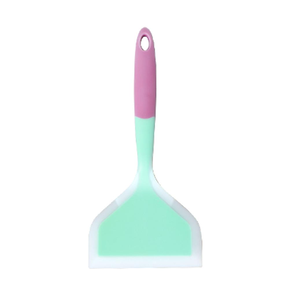 Silicone Kitchen Ware Cooking Utensils Spatula Beef Meat Egg Kitchen Scraper Wide Pizza Cooking Tools Shovel Non-stick Spatula