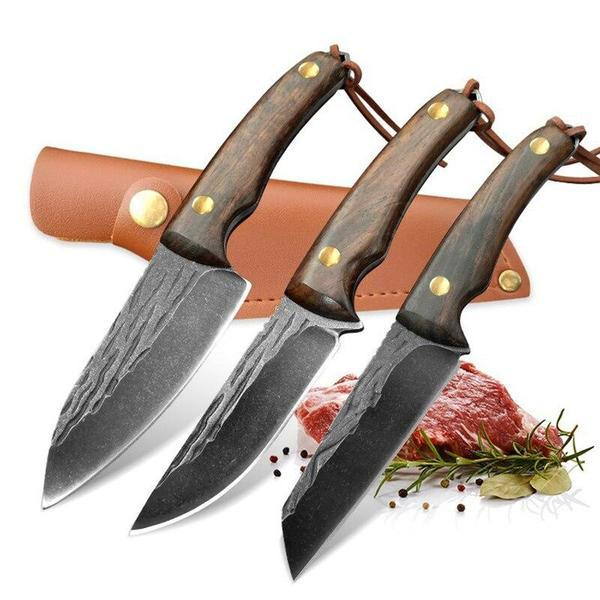 Schmiedebeil, Ausbeinmesser, Metzgermesser, Küchenschneider, Spaltfleischmesser