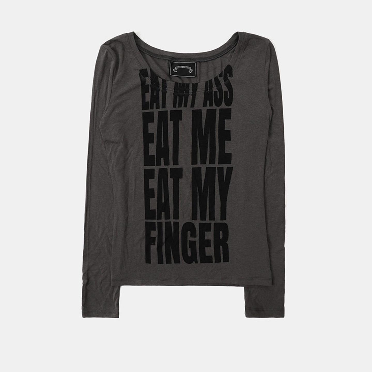 

Badblood BCAC Retro One-Shoulder Long-Sleeve T-Shirt - Hot Girl Street Style Small