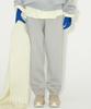 NOHANT Cover Stitch Jersey Pants Gray