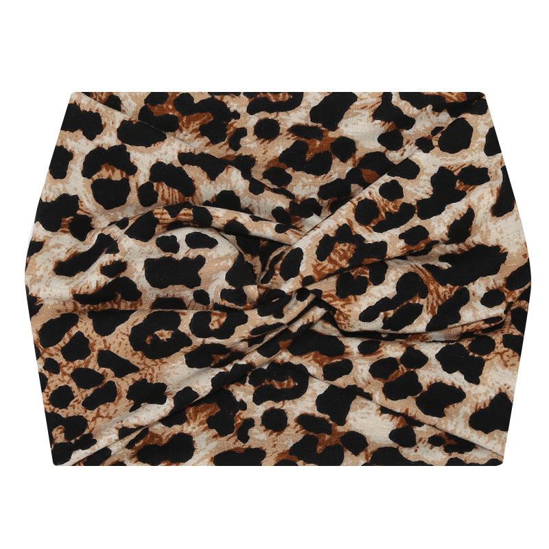 Bohemian Paisley Women's Wide Elastic Cotton Headband - Non-slip, Breathable, Skin-friendly