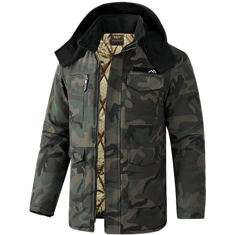 Graphene Insulated Camo Jacket: Unisex, Waterproof, Warm Cotton, Windproof, For Cold Weather & Workwear