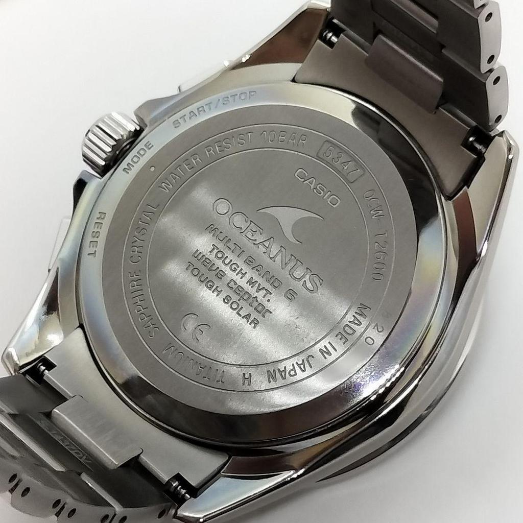 Used CASIO Oceanus OCW-T2600-1A2JF Men's Watch with Box and Papers