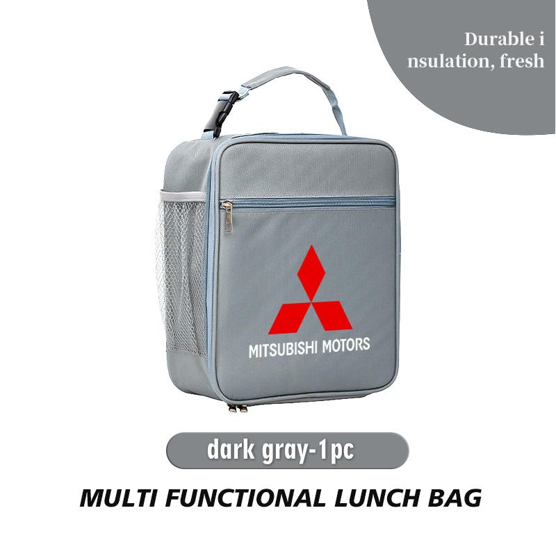 

Car Styling Insulated Lunch Bag Insulation Bento Pack Foil Rice Bag Meal Pack For Mitsubishi Outlander Lancer Cross Colt Xpander