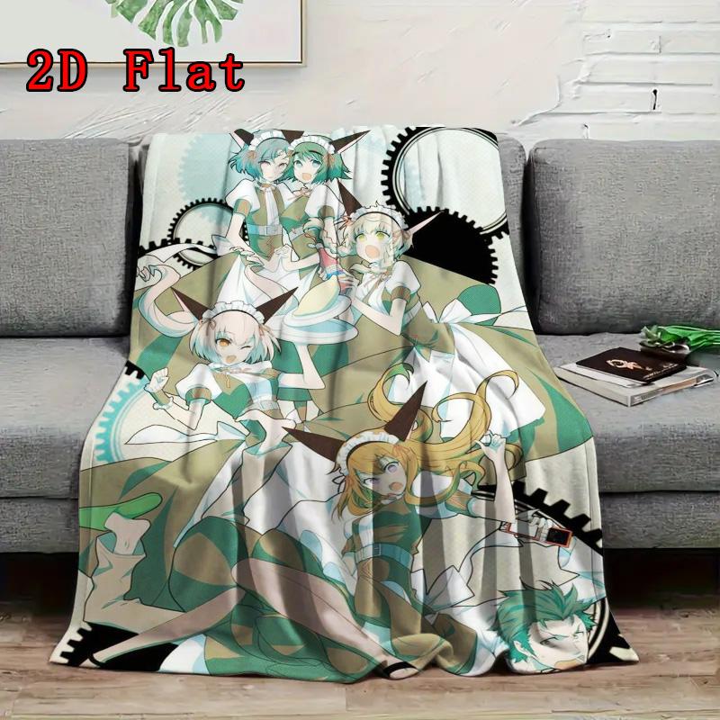 Steins Gate 2D Flat Pattern Flannel Blanket High quality All Seasons Warmth and Comfort Perfect for Christmas Gifts.DMT0925319