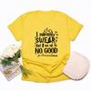 Giuro Solennemente Di Non Avere Buone Intenzioni Maglietta Maglietta da Vacanza da Mago Magliette Grafiche da Donna Top Streetwear