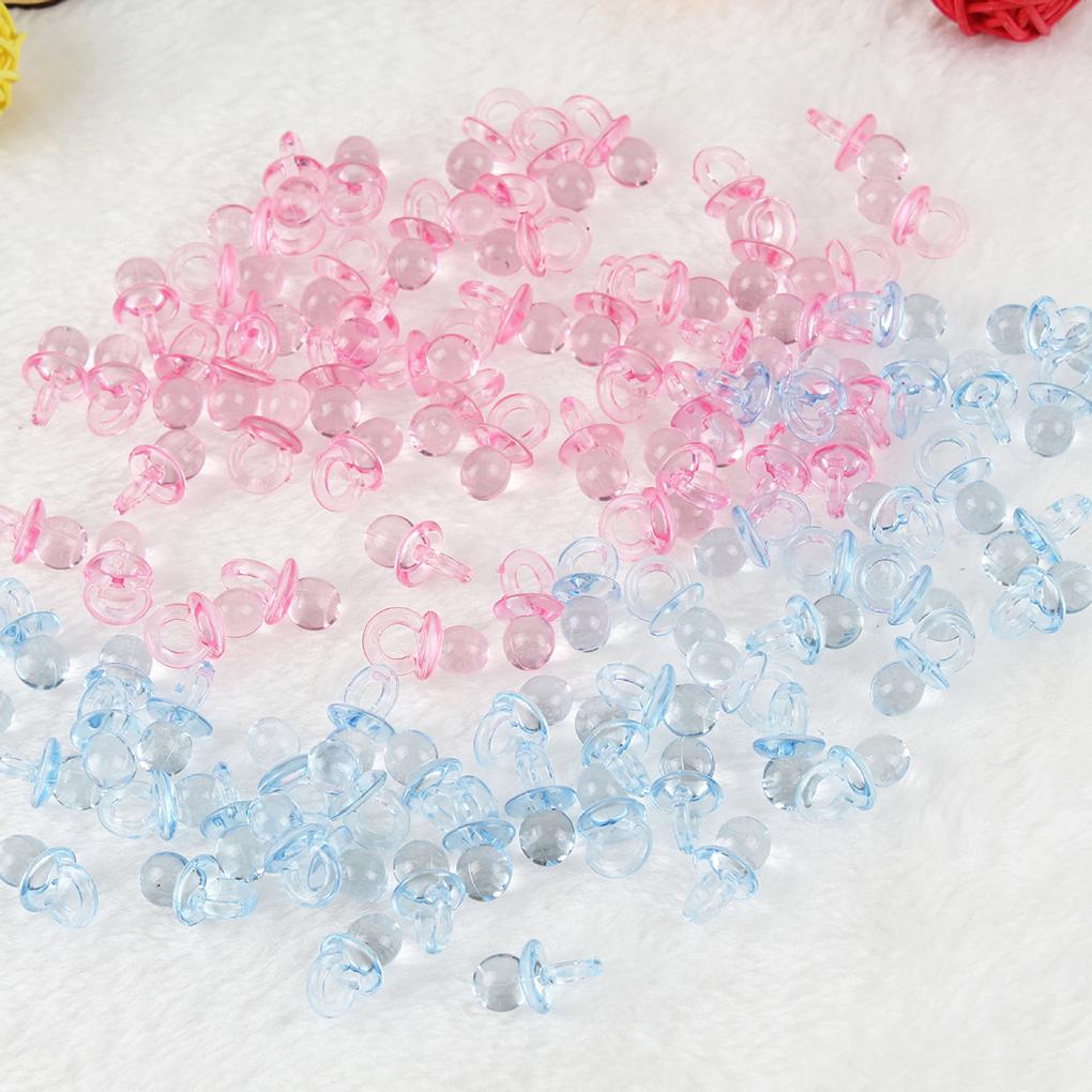 10 Stück Baby Spielzeug Acryl Transparent Schnuller Party Dekorationen Geschenk