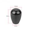Universal Decorative Car Accessories Gear Bar Personality Real Carbon Fiber Head 5/6speed Manual Shift Knob Modified Accessories