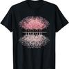 Nature Scene Forest Reflection Sakura Cherry Blossom T-Shirt