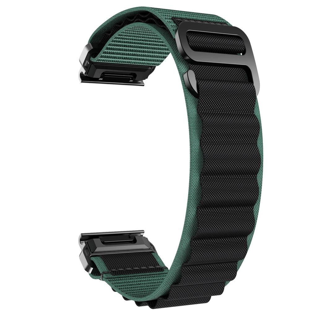 Quick Fit 22mm 26mm Outdoor Sports Woven Nylon Watch Band For Garmin Fenix 7 7X 6 6X 5X Plus/Epix Pro Gen 2/TACTIX/965 955 Strap
