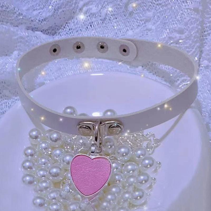 Love Neck Strap Sex Underwear Accessories Collar Maid Traction Rope Chain Japanese Flirting Necklace Couple Adult Products