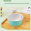 10Pcs Aluminum Cake Cup Round Foil Baking Cup Heat Resistant Cake Cups Mold With Lid Cupcake Birthday Wedding Party Supplies