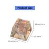 Handmade OEM Floral Resin Keycap Translucently Epoxy Camellia for Mechanical Keyboards Aesthetic Keycap Replacement