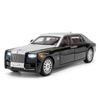 1:18 Phantom Luxury Car Alloy Diecast Metal Model Sound & Light Pull Back Toy Trendy Ornaments For Friend Gift