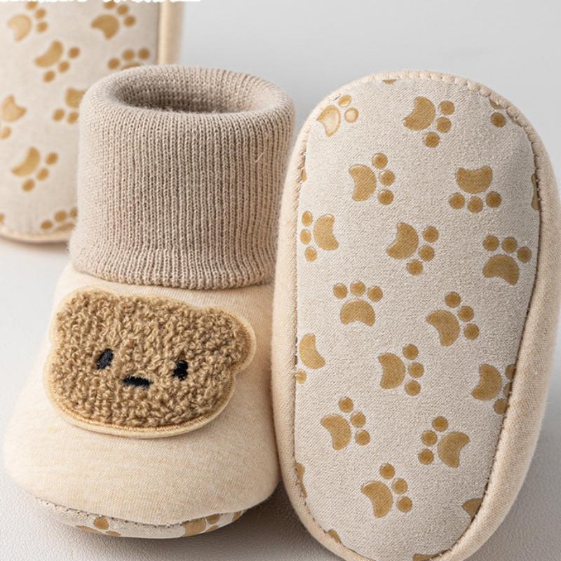 Newborn Baby Pre-walking Shoes Baby Thick Warm Toddler Shoes Non-slip Floor Socks