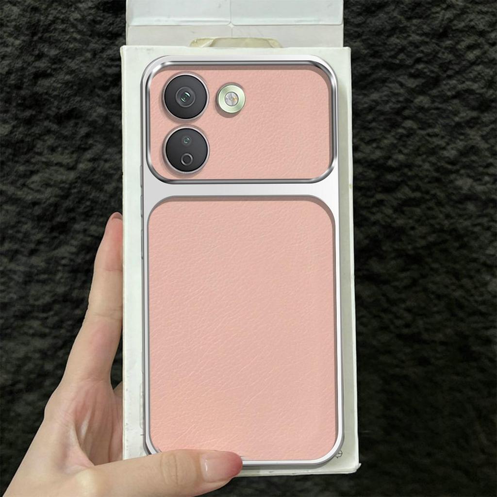 Premium Executive Leather Case for Xiaomi Redmi Note 17 Pro Max 5G Large Window Lens Protector Cover
