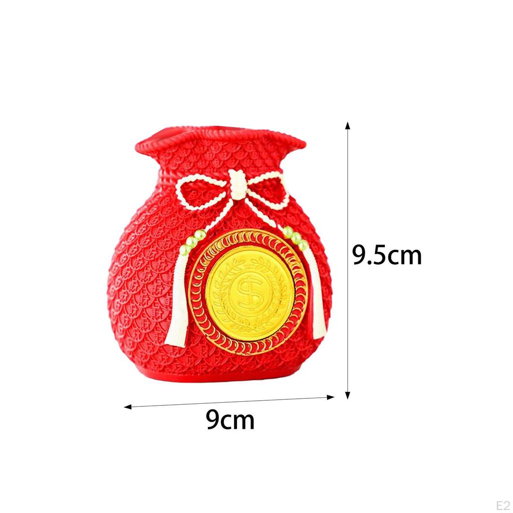 Decorative Vase In Money Pouch Desktop Ornament for Kitchen Wedding