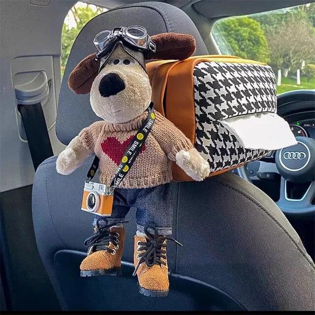 Biltilbehør Søt Tegneserie Dukke Bil Kleenexboks Bilinteriør Gave