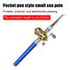 Ultra Short Pocket Rods Steelhead Fishing Rods Small Micro Mini Fishing Rods 1M 1.4M 1.6 Drum Reel Ice Fishing