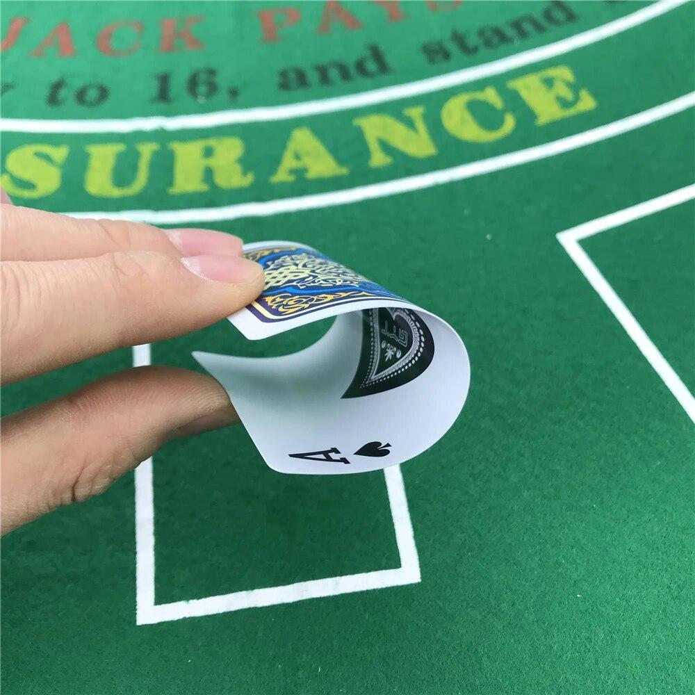 2pcs/Lot Plastic Playing Cards Waterproof Texas Hold'em Poker Cards Narrow Brand PVC Pokers Board Games 2.28*3.46 Inch