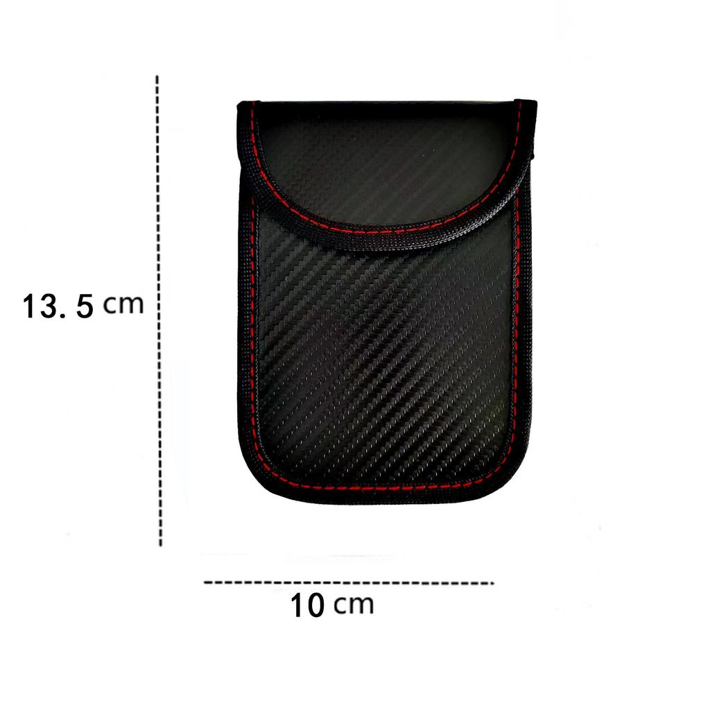 Compact Faraday Bag: Anti-Theft RFID & Signal Shielding for Mobile Phones & Car Keys
