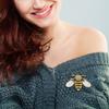 Brooch Honey Bee Brooches Insect Themed Bee Brooch Fashion Brooch
