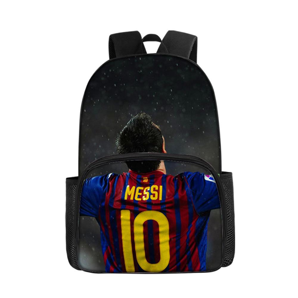 Football Schoolbag Surrounding Primary And Secondary School Students Backpack Miami International Player Backpack Single-Layer Bag