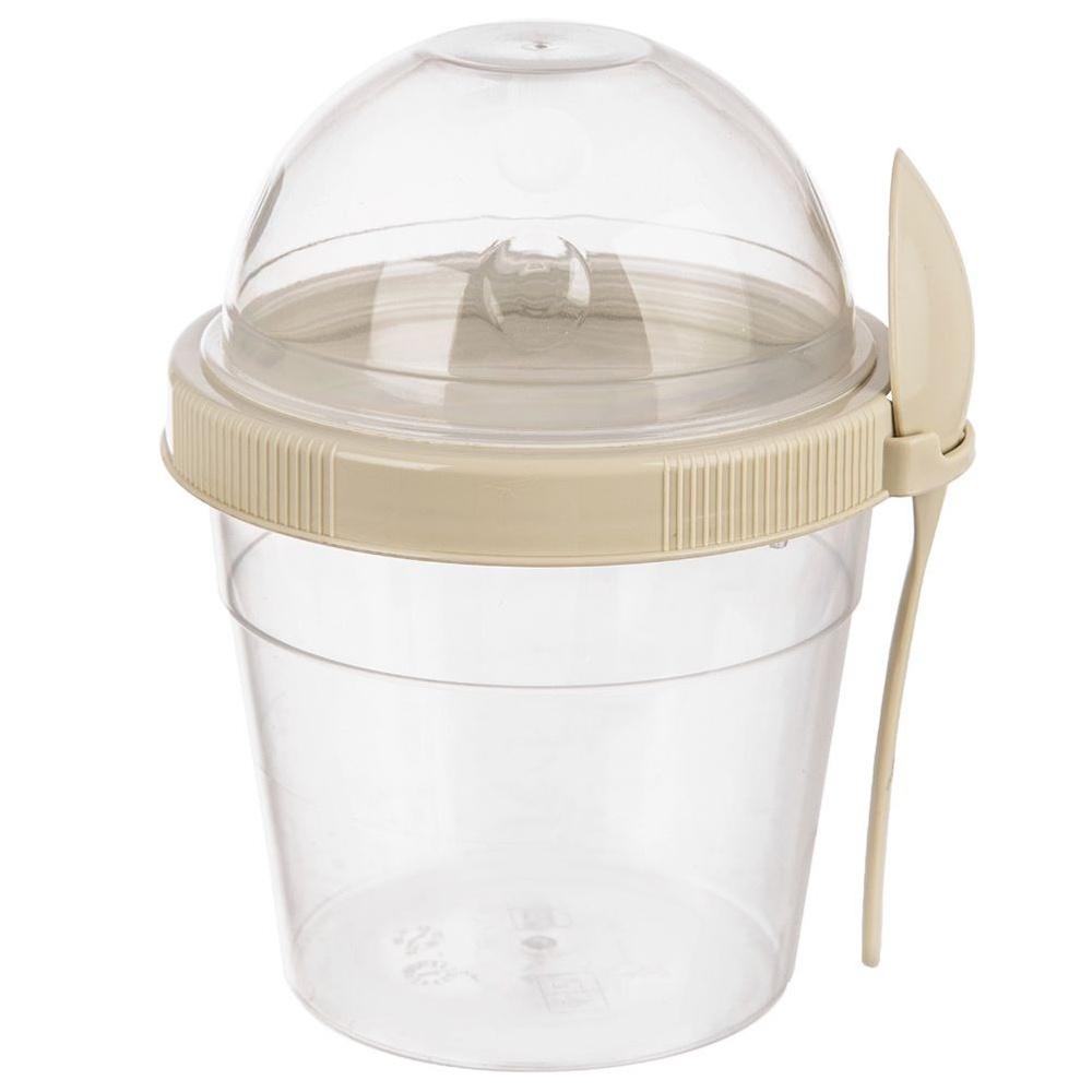 Lunchbox Container for Yogurt, Muesli, Fruit, Salad + Cutlery 400 ml