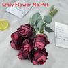 Flower Rose Elegant Bouquet With Silk Cloth For Photography And Event Decoration