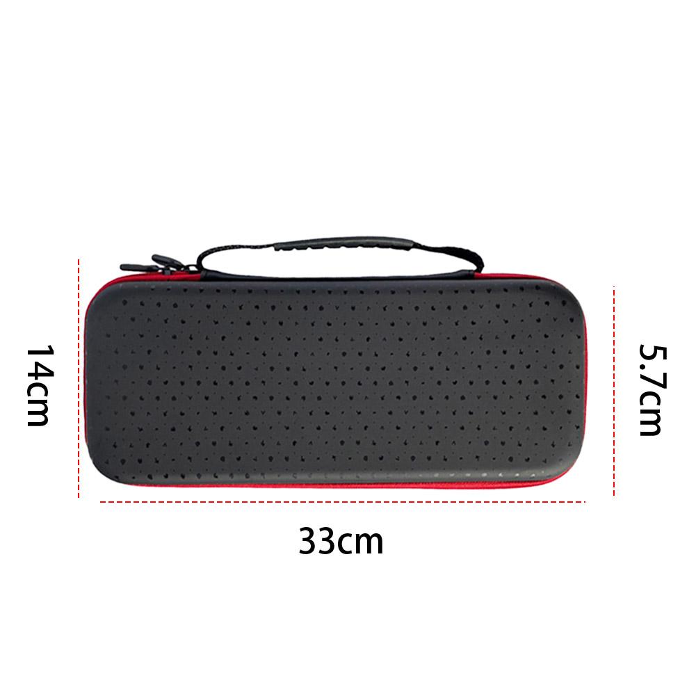 Hard Carrying Case Waterproof Storage Bag with Mesh Pocket & Game Slots Hard Shell Case for Switch Hori Split Pad Pro Controller