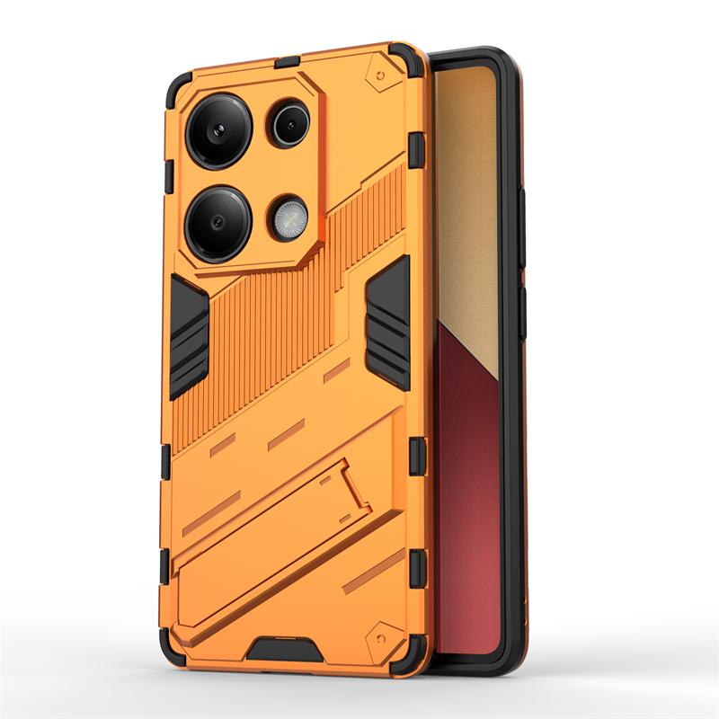Holder Case For Poco M6 Pro Cover Xiaomi Poco M6 Pro 4G Capas New Armor Phone Bumper Back Kickstand Shockproof Cover Poco M6 Pro