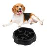 Large Breed Slow Feeder Dog Bowl Effective Slowing Eating Round Shape Anti-spill Pet Food Dish Slow Feeding Column Pet Bowl