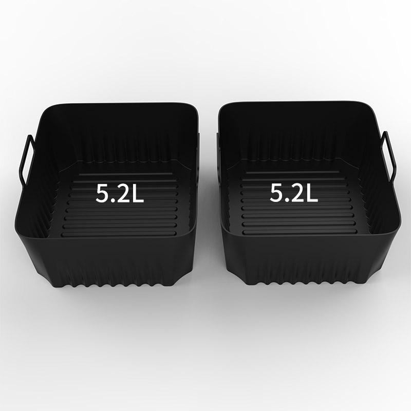 Silicone Lining For Hot Rectangular Air Fryer, Replaceable Dishwasher Safe Air Fryer Lining, Kitchen Bar Baking Tray
