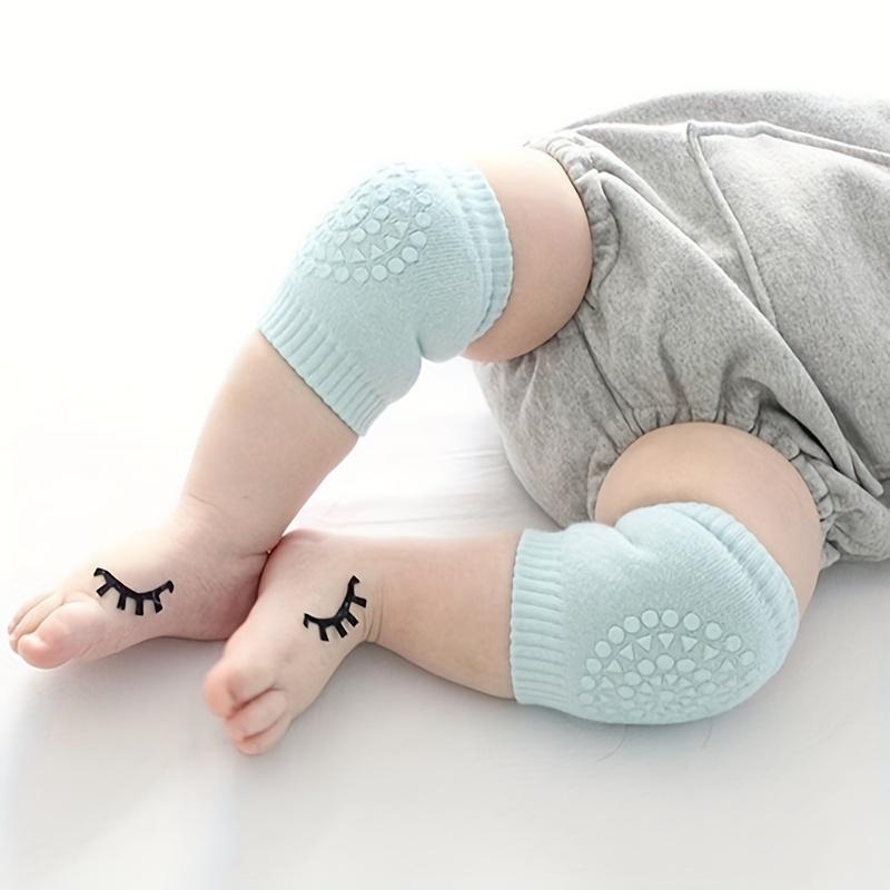 2 Pairs Soft Elastic Youngsters & Youngsters Knee and Elbow Support Pads - Anti-Slip, Breathable Knit Design for Youngsters Learning To Walk