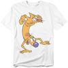 Catdog - Ready To Fight - Adult Unisex Short Sleeve T-Shirt - White
