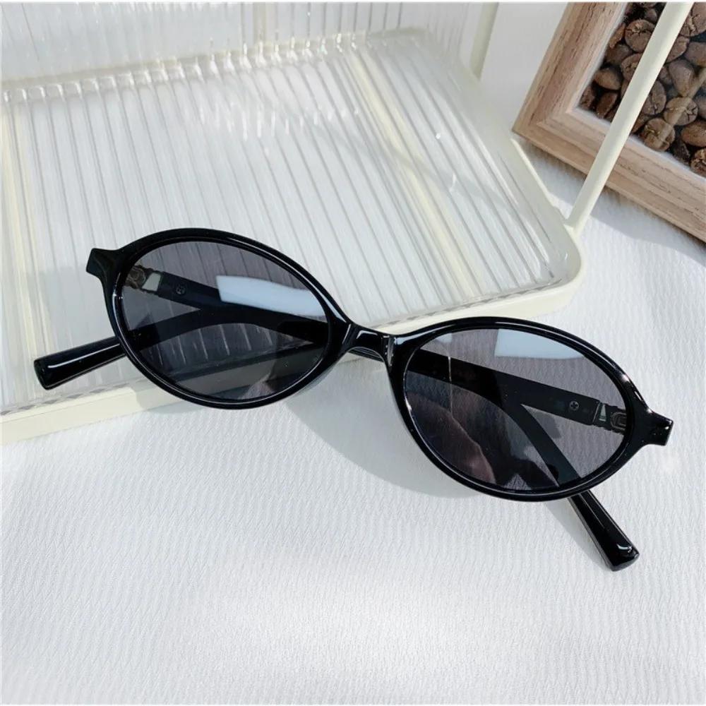 2pcs Women Oval Retro Glasses Y2K Leopard Small Frame GlasseVintage Female Girls Eyewear Decorative Eyeglasses
