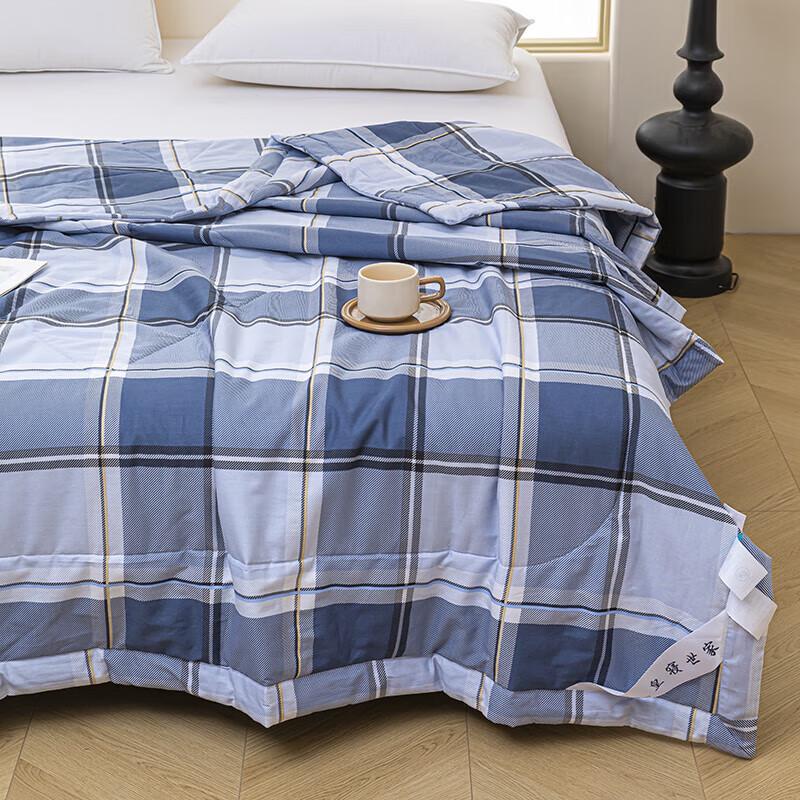 Royal Sleep Home Cotton Checkered Summer Quilt