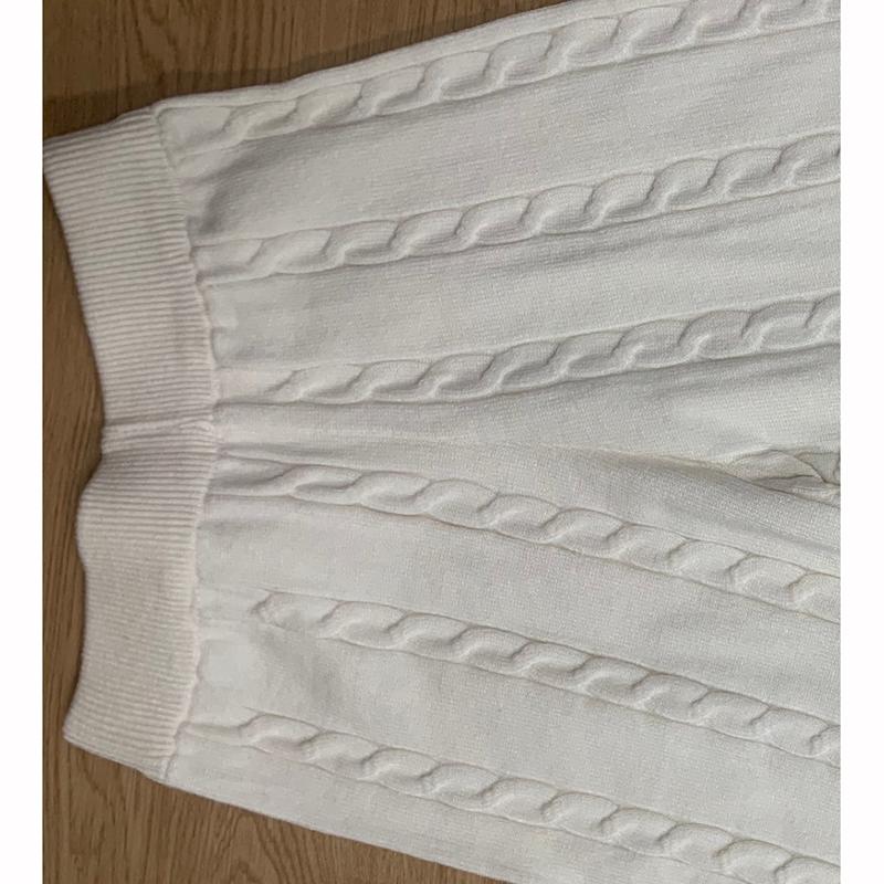 Women's Thickened Vest Turtleneck Knitted Sweater Wide Leg Autumn Winter Suit