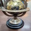 Celestial Brass Armillary Sphere 15.24 cm Globe with Black Gold Orb Scholar's Desk Sculpture Gift for Every Occasion