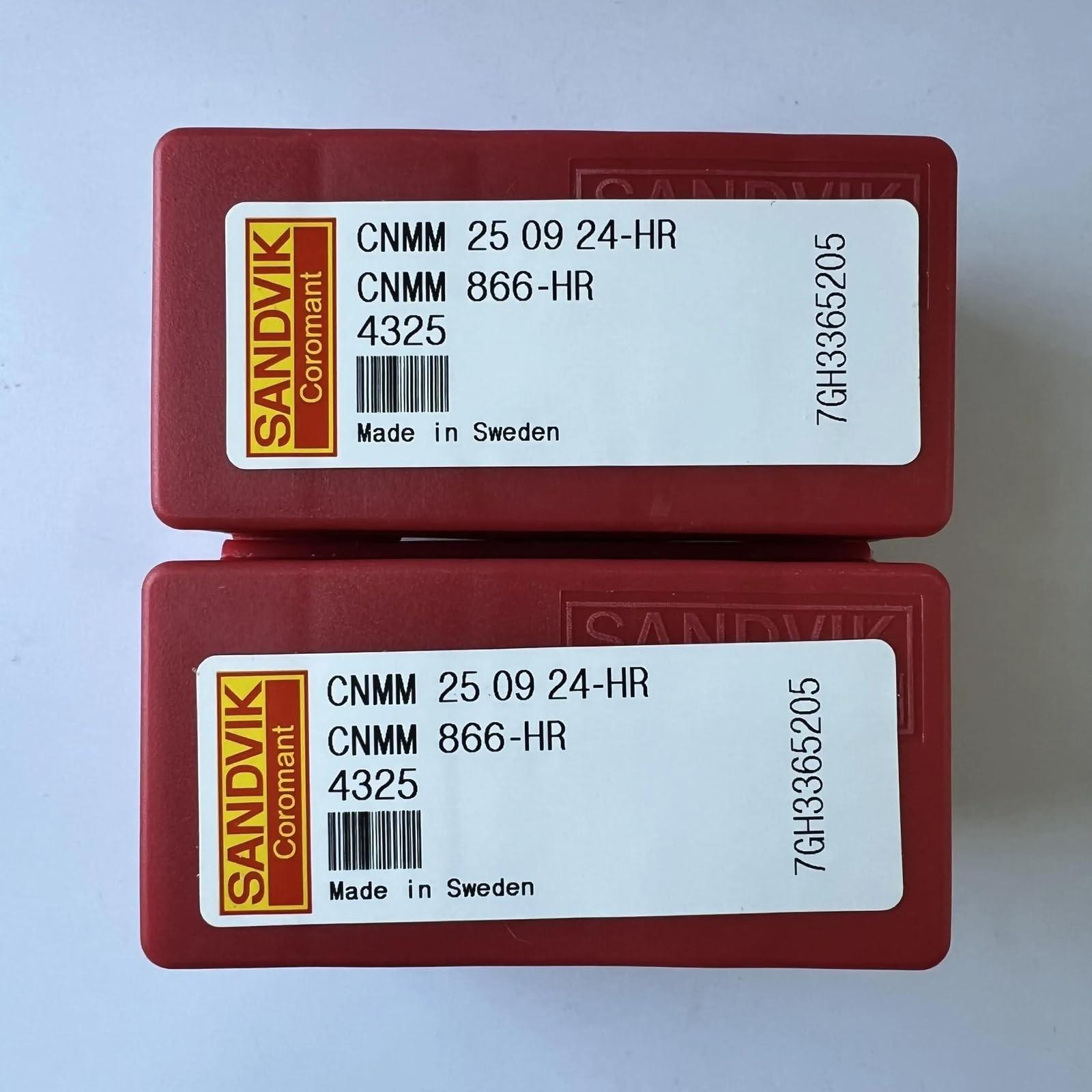 

Original Sandvik / CNMM250924-HR 4325 CNC lathe carbide blade 5 PCS