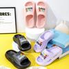 Women Graffiti Print Sports Sandals  High-Style Summer Street Indoor Beach Slides, Casual Summer Slippers